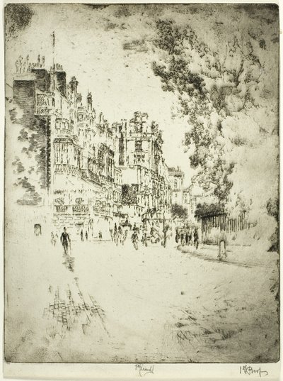 Park Lane da Joseph Pennell
