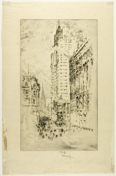 Park Row da Joseph Pennell
