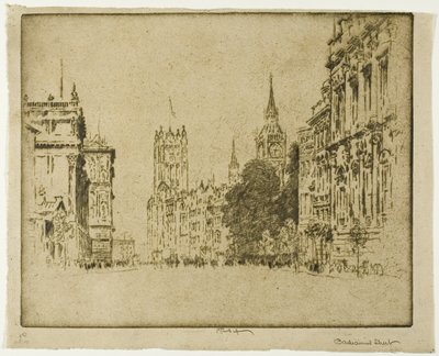 Parliament Street, Westminster da Joseph Pennell