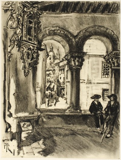 Portico San Martín, Segovia da Joseph Pennell