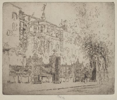 Casa di Rossetti da Joseph Pennell