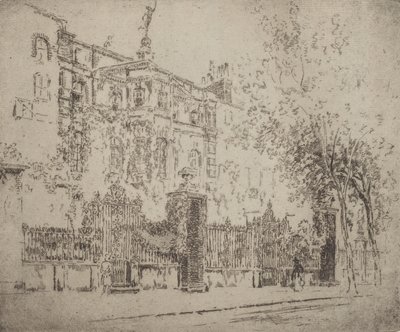 Casa di Rossetti, 1906 da Joseph Pennell