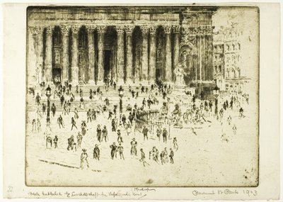 Marciapiede di San Paolo da Joseph Pennell