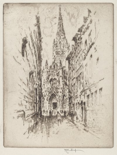 San Maclou, Rouen da Joseph Pennell