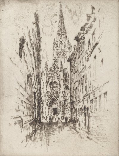 San Maclou, Rouen, 1907 da Joseph Pennell