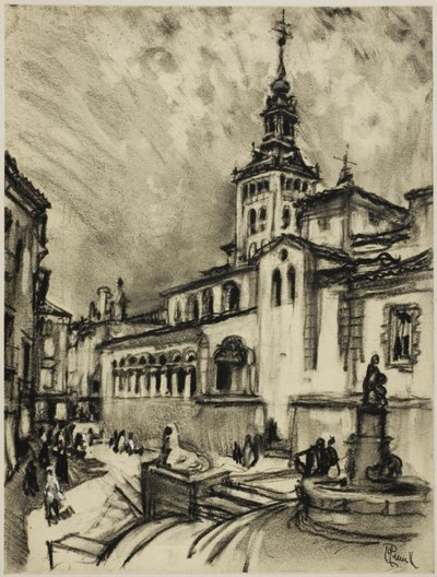 San Martino, Segovia da Joseph Pennell