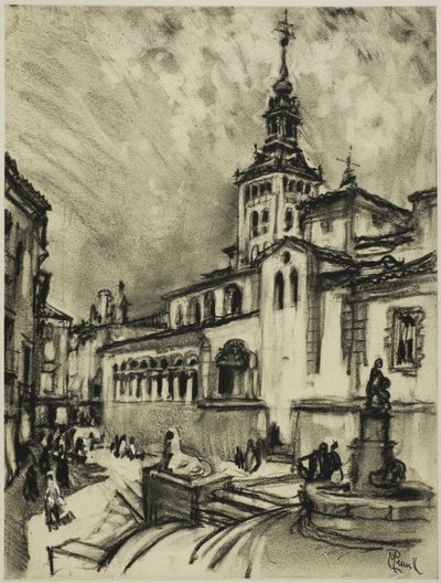 San Martino, Segovia da Joseph Pennell