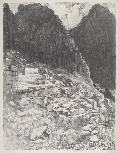 Sedili dei potenti, Delfi da Joseph Pennell