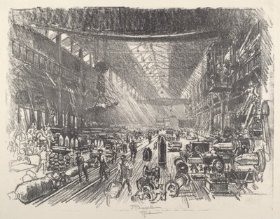 Fabbrica di proiettili, n. I da Joseph Pennell