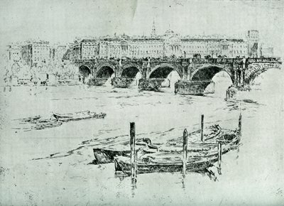 Somerset House, 1928 da Joseph Pennell
