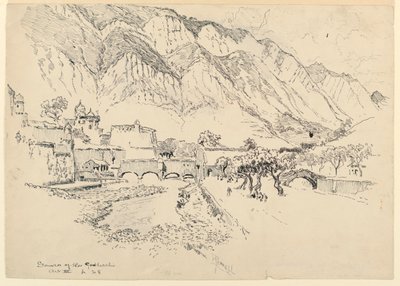 Sorgente del Gordicchio da Joseph Pennell
