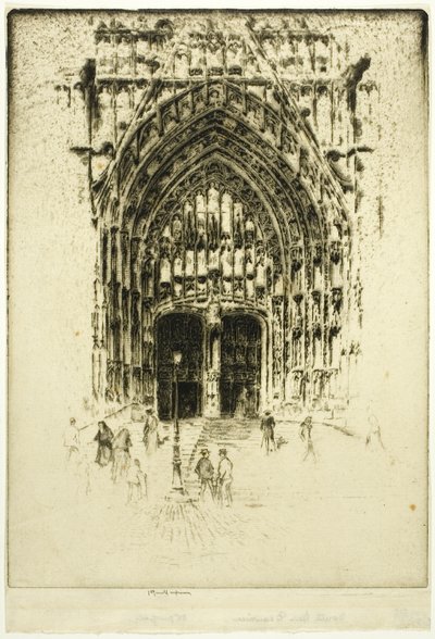 Porta sud, Beauvais da Joseph Pennell