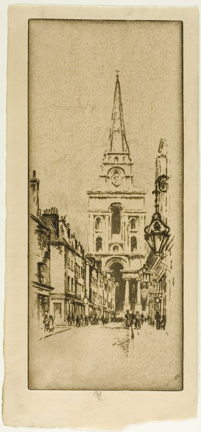 Chiesa di Spitalfields da Joseph Pennell