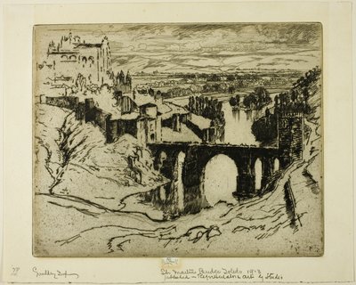 Ponte di San Martino, Toledo da Joseph Pennell