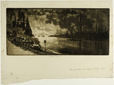 Standard Oil, Staten Island da Joseph Pennell