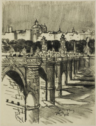 Il ponte di Toledo, Madrid da Joseph Pennell