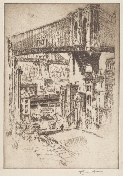 I ponti, da Brooklyn da Joseph Pennell