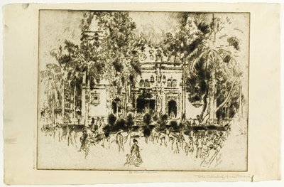 La cattedrale, Panama da Joseph Pennell