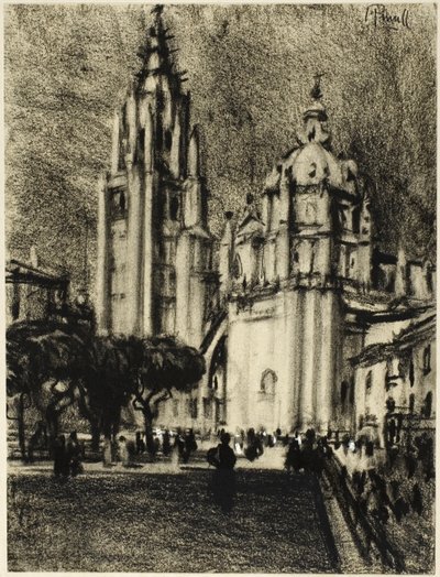 La cattedrale, Toledo da Joseph Pennell