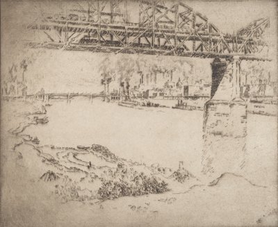 Il ponte della città, St. Louis da Joseph Pennell