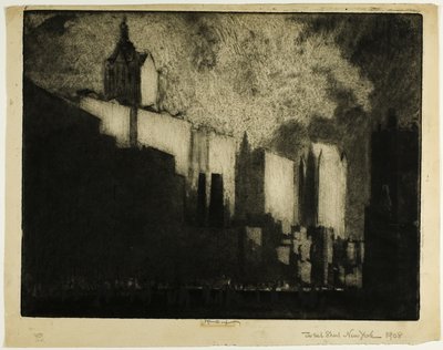 Le scogliere di West Street da Joseph Pennell