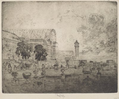 Il Crystal Palace da Joseph Pennell