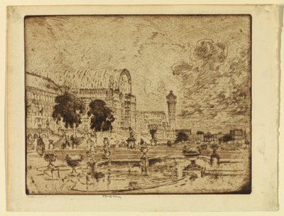 Il Crystal Palace, Londra da Joseph Pennell