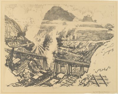 Il taglio a Paraiso da Joseph Pennell