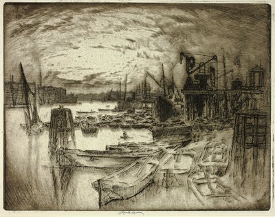 La testa del molo da Joseph Pennell