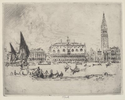 Il Palazzo Ducale da Joseph Pennell