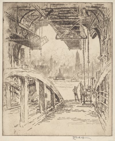 La casa del traghetto da Joseph Pennell