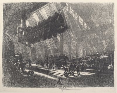La Locomotiva Volante, 1917 da Joseph Pennell