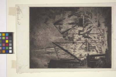 Le fondamenta della cattedrale da Joseph Pennell
