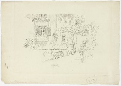 Il giardino della moschea I da Joseph Pennell