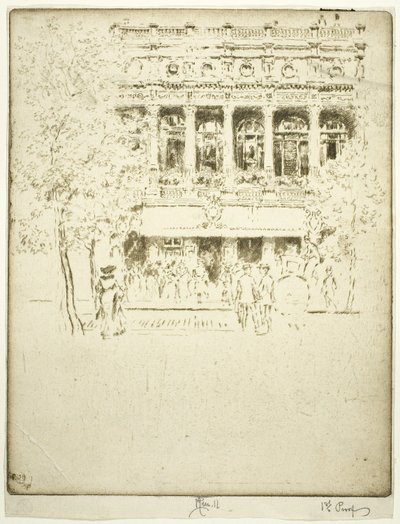 Il Teatro Garrick da Joseph Pennell