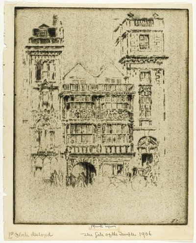 La Porta del Tempio da Joseph Pennell