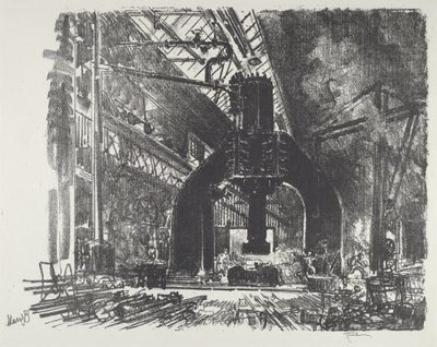 Il grande martello da Joseph Pennell