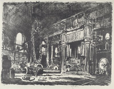 La fucina dei cannoni da Joseph Pennell