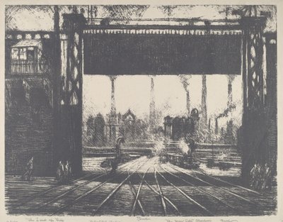 La Porta di Ferro, Charleroi da Joseph Pennell