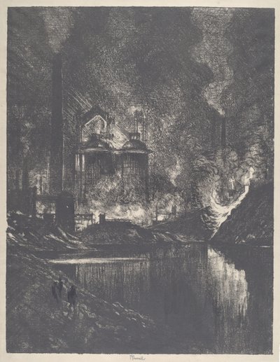 Il lago di fuoco, Charleroi da Joseph Pennell