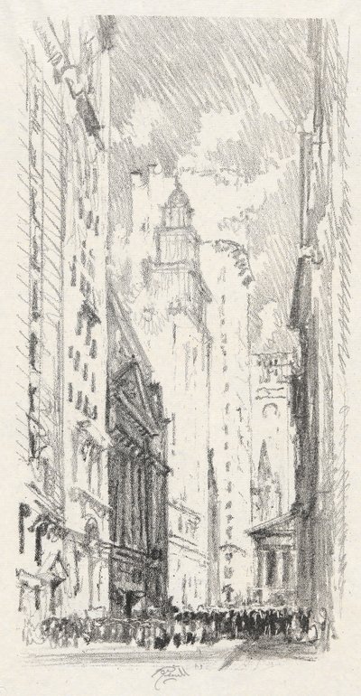 La Borsa, #4 nella Collezione Iconophile Club da Joseph Pennell