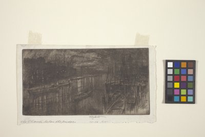 Il Tamigi sotto il ponte da Joseph Pennell
