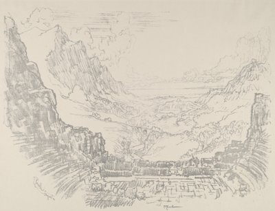 Il teatro, Segesta da Joseph Pennell