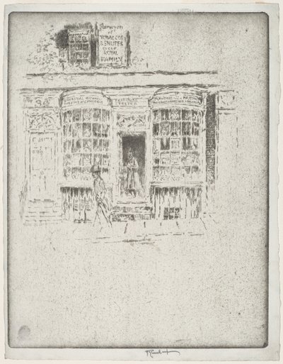 Il negozio di tabacco da Joseph Pennell