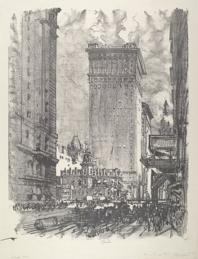 La Union League, 1912 da Joseph Pennell