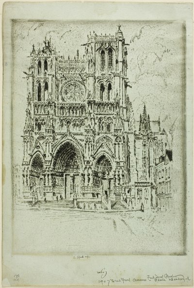 Il fronte ovest, Amiens da Joseph Pennell