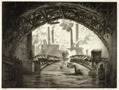 Sotto i ponti, Chicago da Joseph Pennell