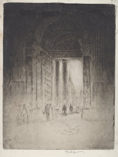 Porta ovest, San Paolo da Joseph Pennell