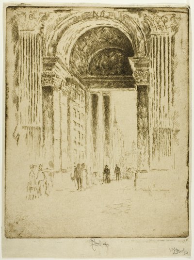 Porta Ovest, San Paolo da Joseph Pennell