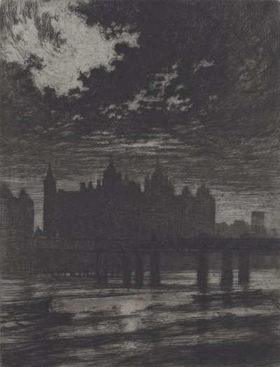 Whitehall Court, 1903 da Joseph Pennell